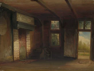 Interno della casa dello zar Pietro a Zaandam
